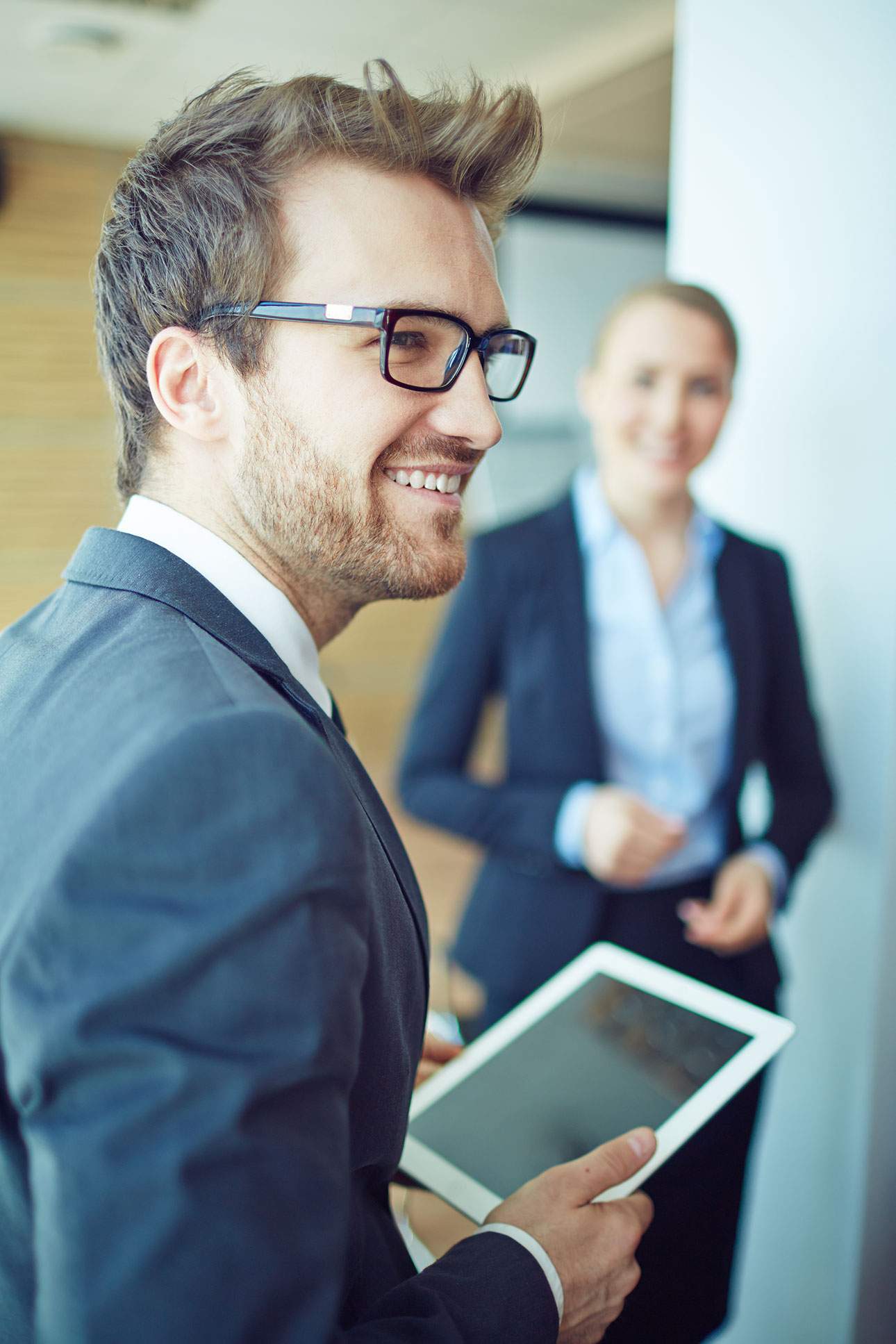 Professionista in ambiente di lavoro
